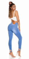 Blugi Sexy Skinny cu rupturi