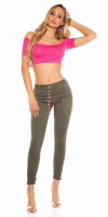 Blugi skinny la moda w. lower crotch