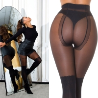 Cizme peste genunchi Sexy tights Look