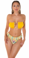 Costum de baie in doua piese Sexy 2 Piece Set cu imprimeu floral