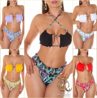 Costum de baie in doua piese Sexy 2 Piece Set cu imprimeu floral