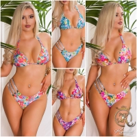 Costum de baie in doua piese sexy 2 Set cu sclipici detaliu