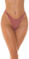 Slip Costum de baie in doua piese sexy cu talie inalta Brazilian