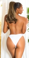 Slip Costum de baie in doua piese Sexy Musthave Brazilian