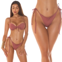 Slip Costum de baie in doua piese sexy Musthave Brazilian Cut