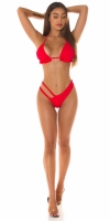 Sutien Costum de baie in doua piese sexy Triangel cu incretituri