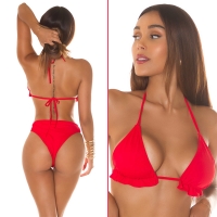 Sutien Costum de baie in doua piese sexy Triangel cu incretituri