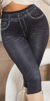 Jeggings Sexy cu talie inalta Basic