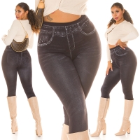 Jeggings Sexy cu talie inalta Basic