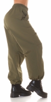 Pantaloni cargo la moda larg