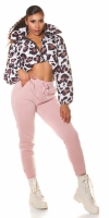 la moda cu talie inalta Jogger buzunare