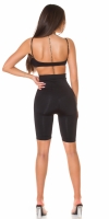 Pantaloni scurti sexy Shapewear cu talie inalta Biker