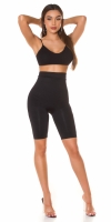 Pantaloni scurti sexy Shapewear cu talie inalta Biker