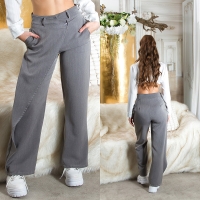 Pantaloni sexy cu talie inalta asimetric