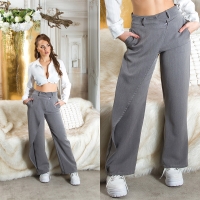 Pantaloni sexy cu talie inalta asimetric