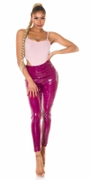 Pantaloni Sexy Paperbag Latexlook