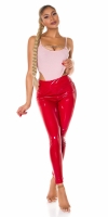 Pantaloni Sexy Paperbag Latexlook