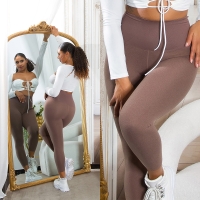 Pantaloni trei sferturi Colanti Sexy Musthave cu talie inalta