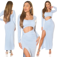 Rochie lunga sexy cu decupaje & Slit