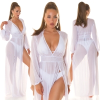 Rochie lunga sexy transparent / Cover-Up