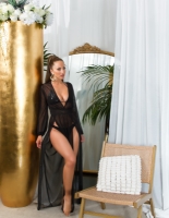 Rochie lunga sexy transparent / Cover-Up