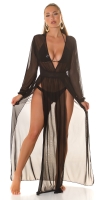 Rochie lunga sexy transparent / Cover-Up