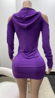 Rochie mini cu maneca lunga sexy decupaje