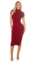 Rochie mini Elegant cu maneca scurta tricot