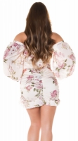 Rochie mini sexy Boho cu flori