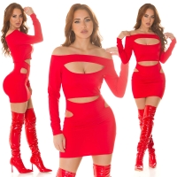 Rochie mini sexy cu decupaje