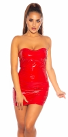 Rochie mini sexy Latexllook