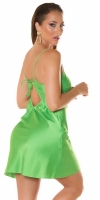 Rochie mini sexy tip satin care se leaga