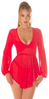 Rochie mini sexy transparent / Cover-Up