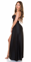 Rochii sexy tip satin Maxi cu XL crapatura pe picior