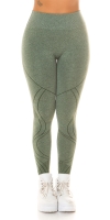 Sexy cu talie inalta modelatorLeggings scrunch seam