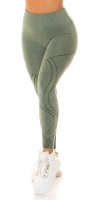 Sexy cu talie inalta modelatorLeggings scrunch seam