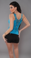 Top dama Sexy cu broderie