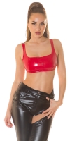 Topuri cu buricul gol sexy Latex Look