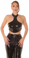 Topuri cu buricul gol sexy Latexlook Neck