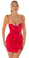 Topuri cu buricul gol sexy tip satin in corset style