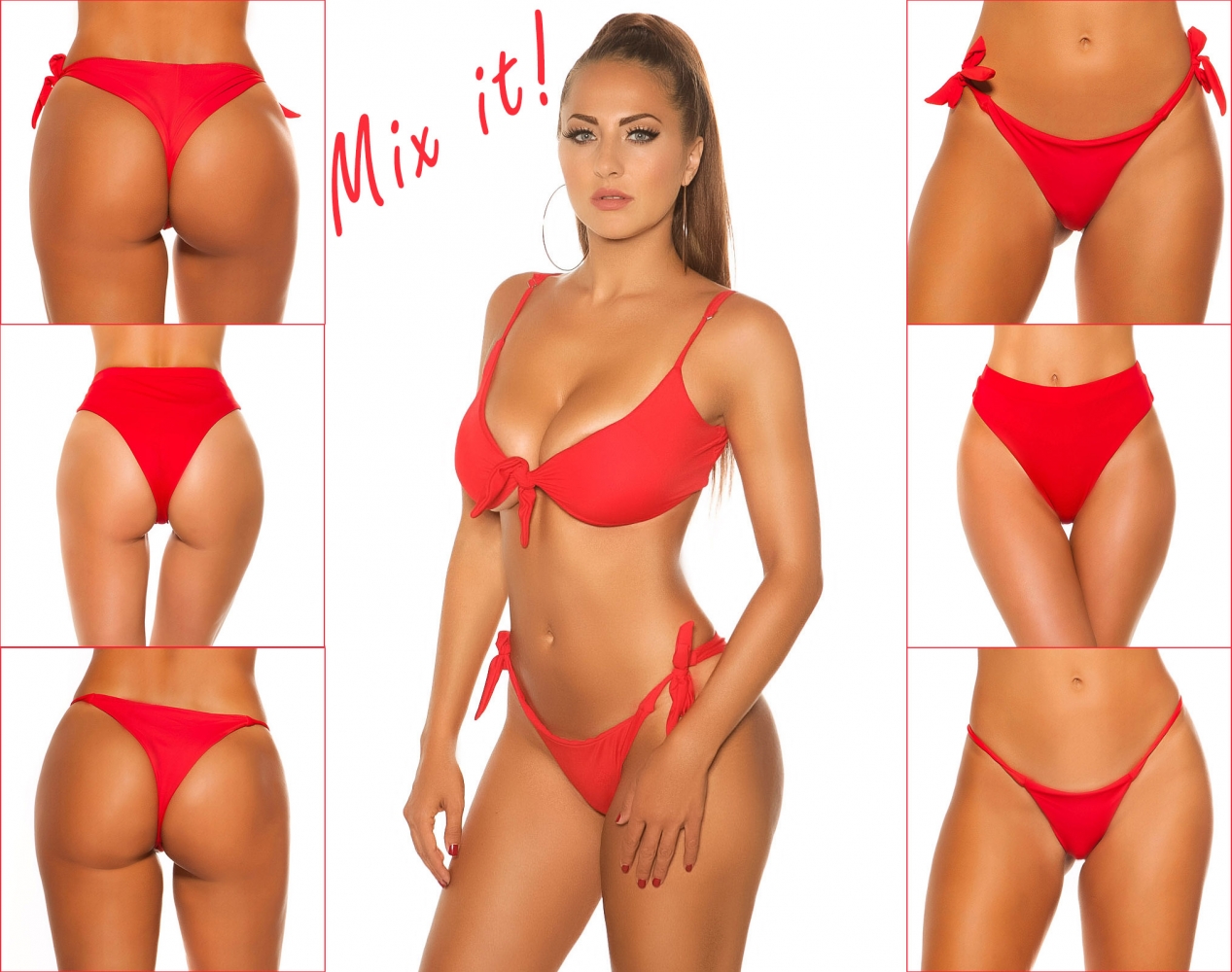 Sutien baie cu buretei detasabili MIX ITsexy