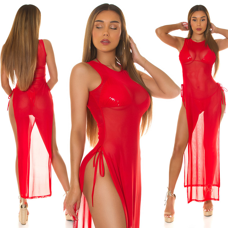 Rochie lunga sexy plasa / Cover-Up