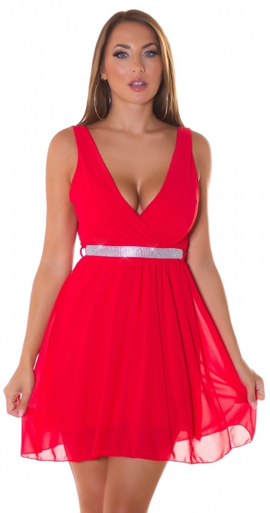 Rochie mini sexy cu strasuri