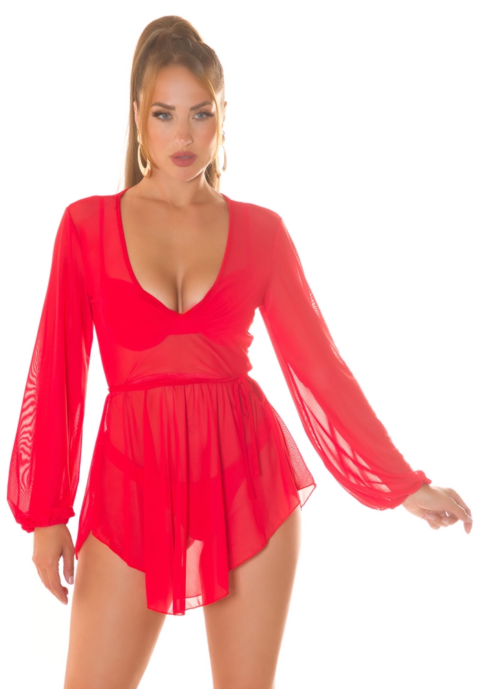 Rochie mini sexy transparent / Cover-Up