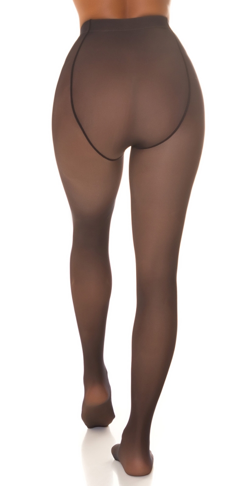 Sexy Basic lined iarna Tights