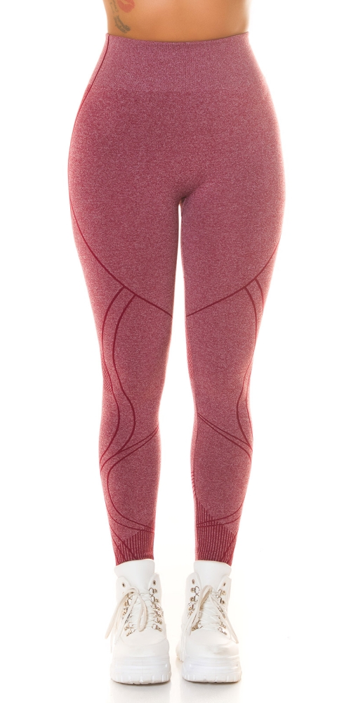 Sexy cu talie inalta modelatorLeggings scrunch seam